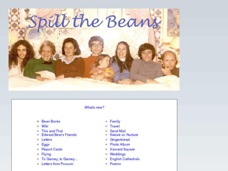 www.spillthebeans.org