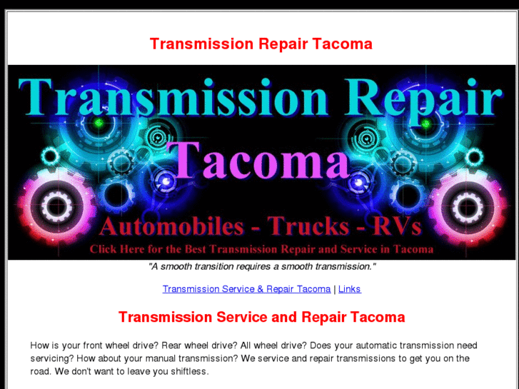 www.transmissionrepairtacoma.com