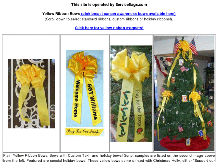 www.yellowribbonbows.com