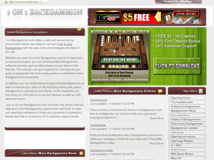 www.1on1backgammon.com