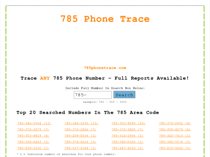 www.785phonetrace.com