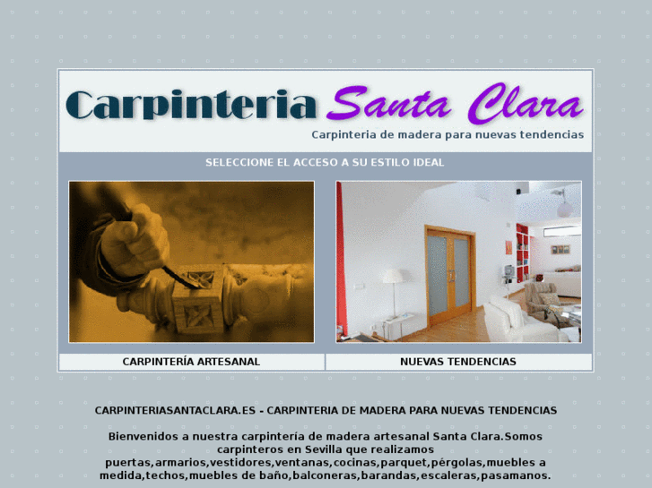 www.carpinteriasantaclara.es