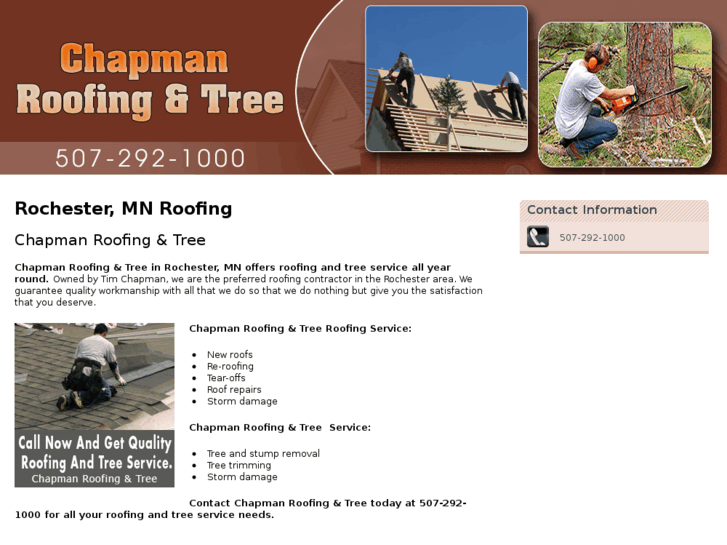 www.chapmanroofingandtree.com