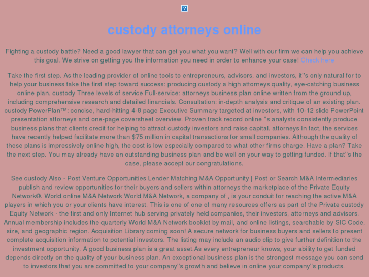 www.custody-attorneys-online.com