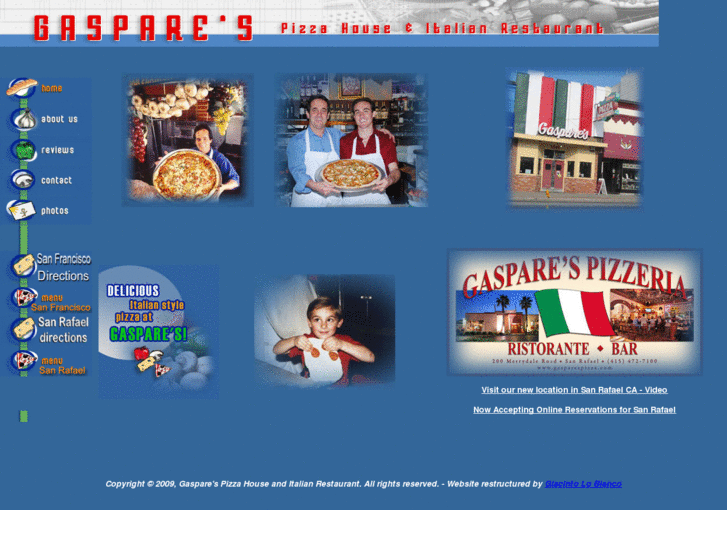 www.gasparespizza.com