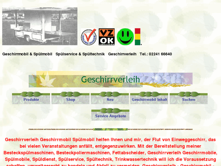 www.geschirrverleih.info