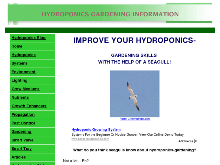 www.hydroponics-gardening-information.com