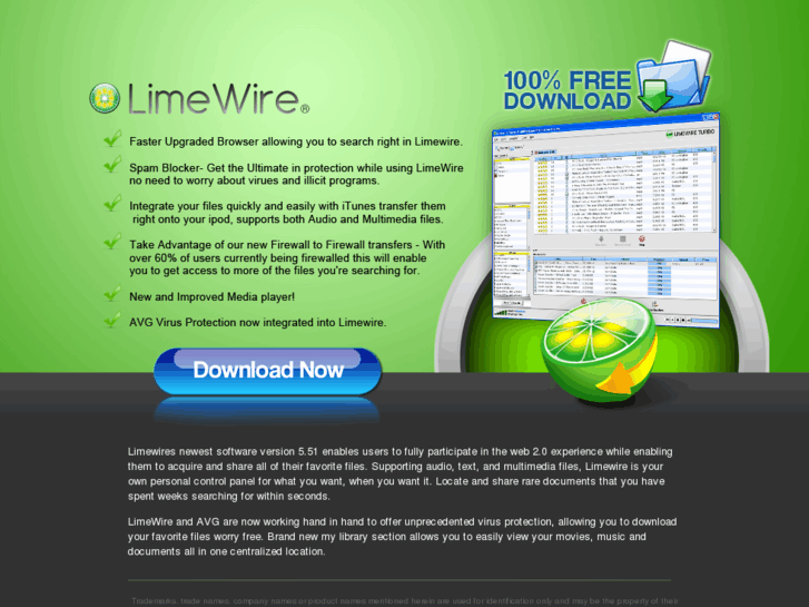 www.limewirefreenow.com