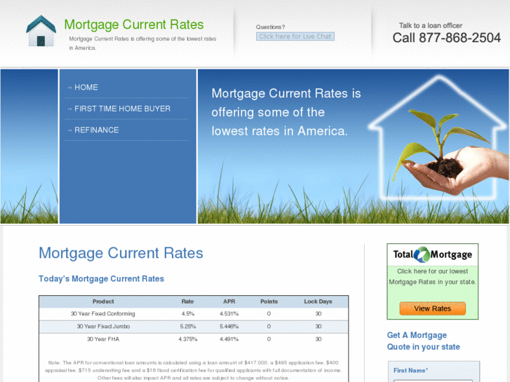 www.mortgagecurrentrates.net