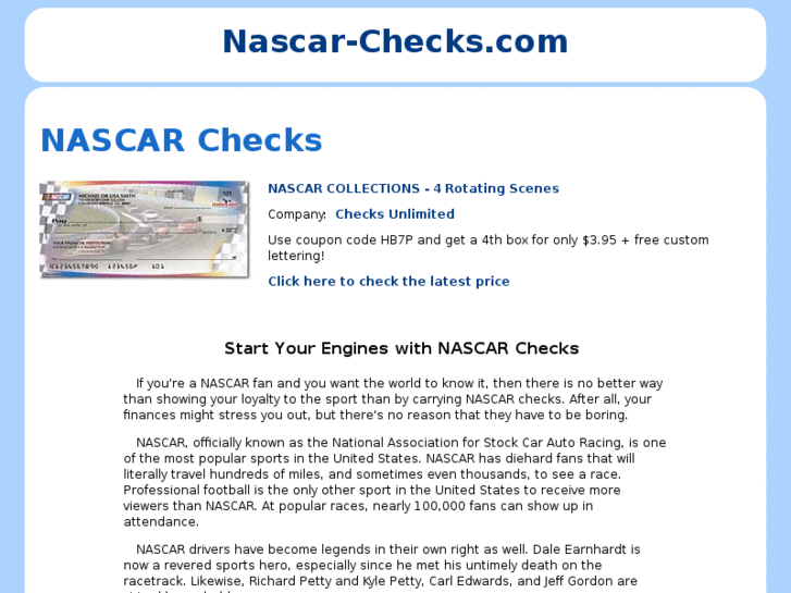 www.nascar-checks.com