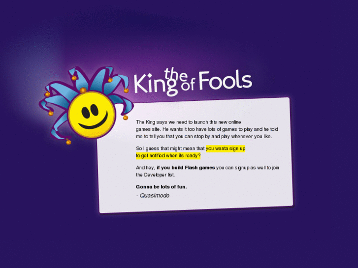 www.thekingofools.com