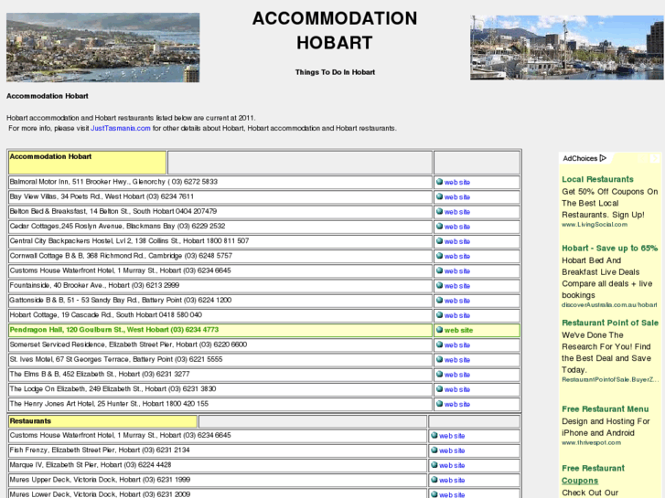 www.accommodation-hobart.com