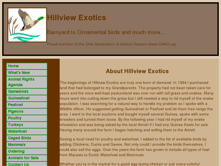 www.hillviewexotics.net