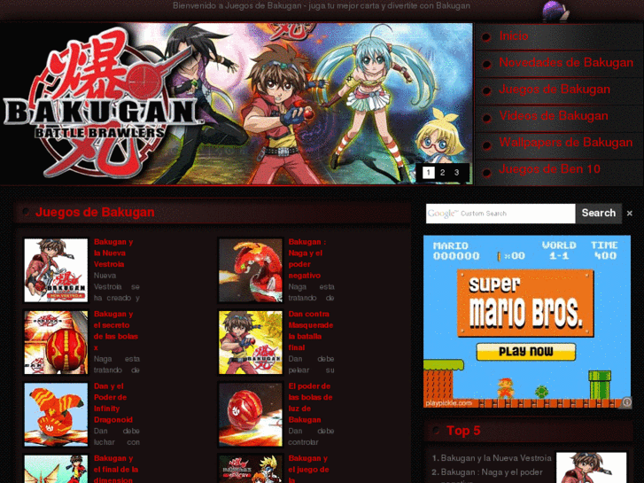 www.juegos-de-bakugan.com