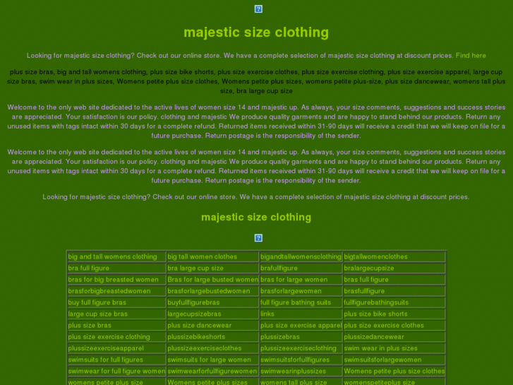 www.majestic-size-clothing.com