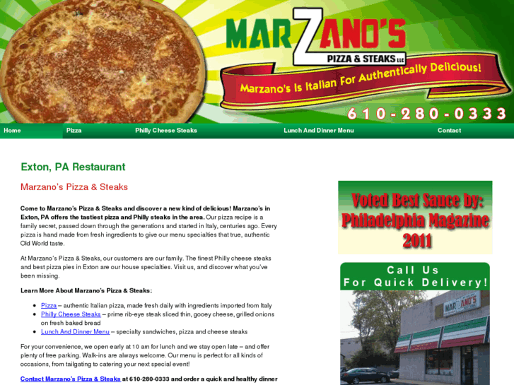 www.marzanospizzaandsteaks.com