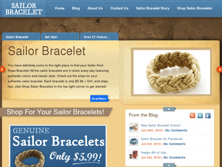 www.sailorbracelet.com