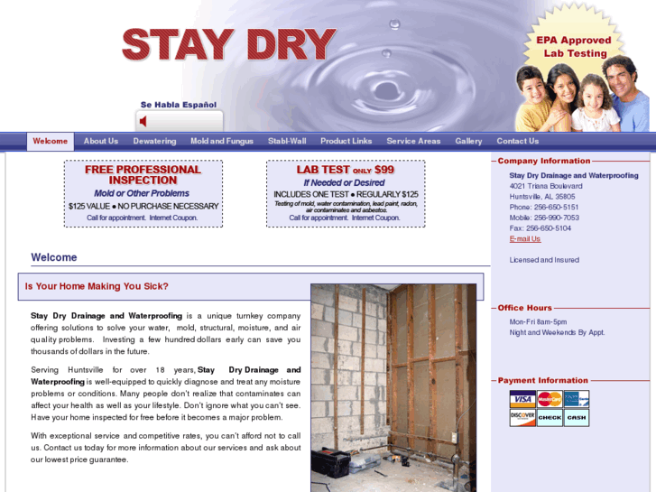 www.staydryhuntsville.com