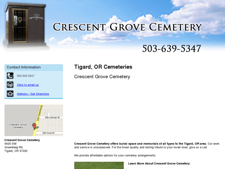 www.tigardcemetery.com