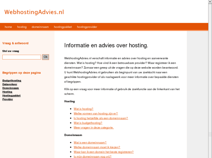 www.webhostingadvies.nl