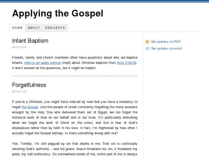 www.applyingthegospel.com