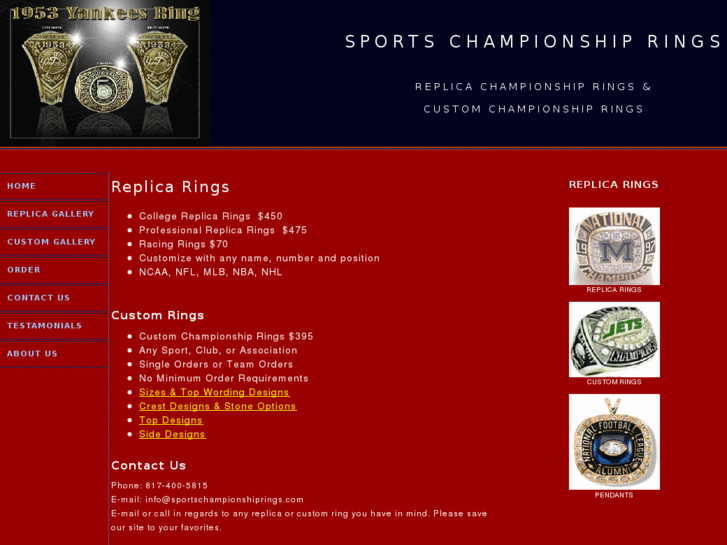 www.customsportsrings.com