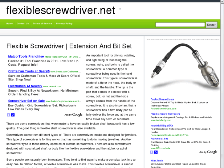 www.flexiblescrewdriver.net