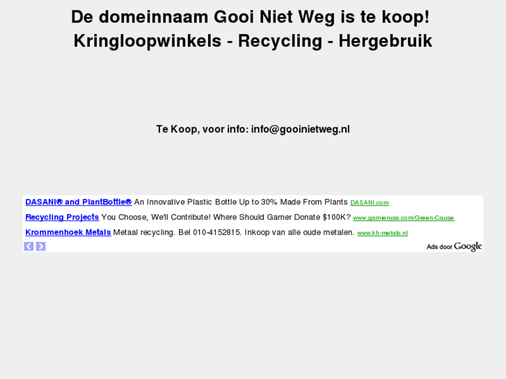 www.gooinietweg.nl