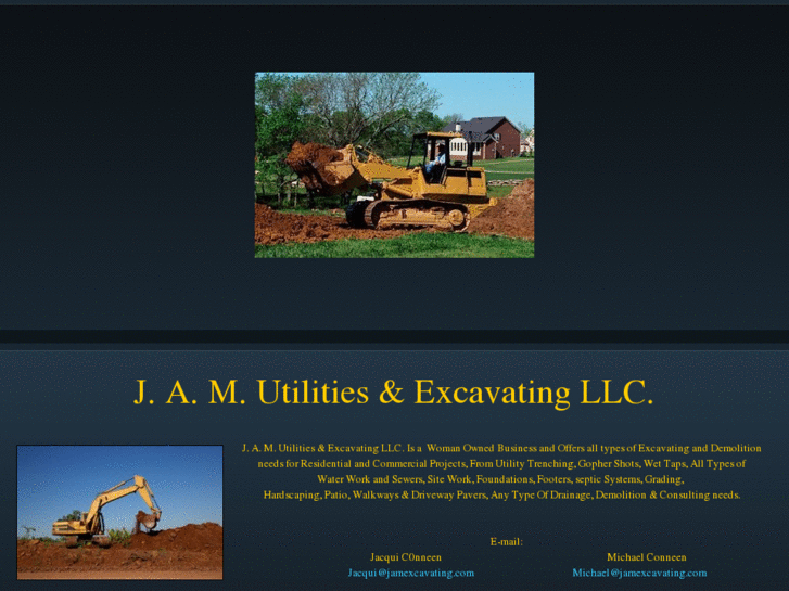 www.jamexcavating.com