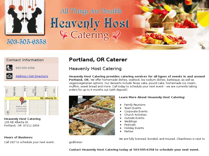 www.theeheavenlyhostcatering.com