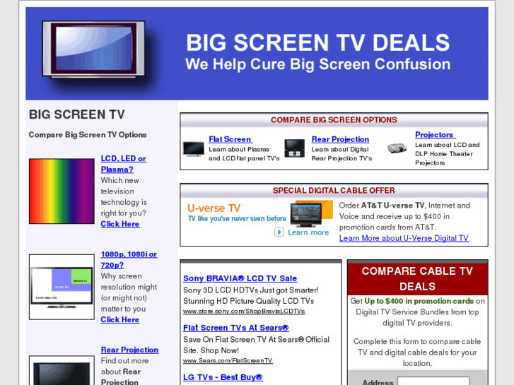 www.bigscreentvdeals.com