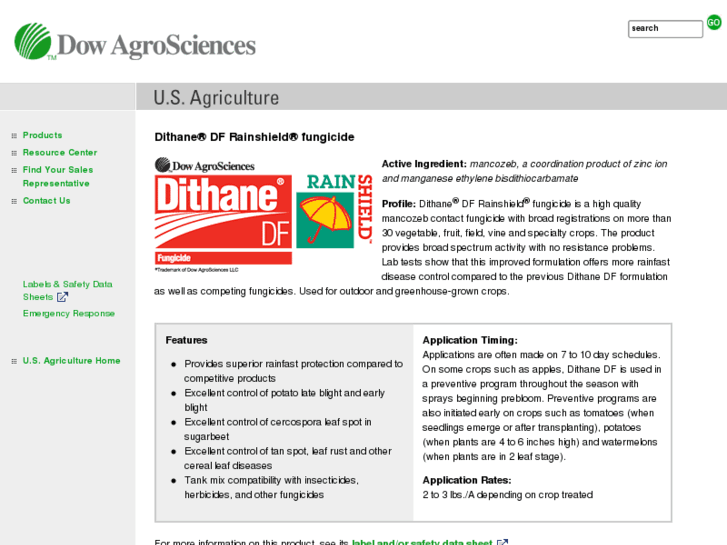 www.dithanefungicide.com