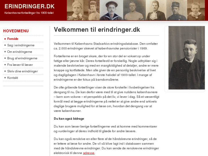 www.erindringer.dk