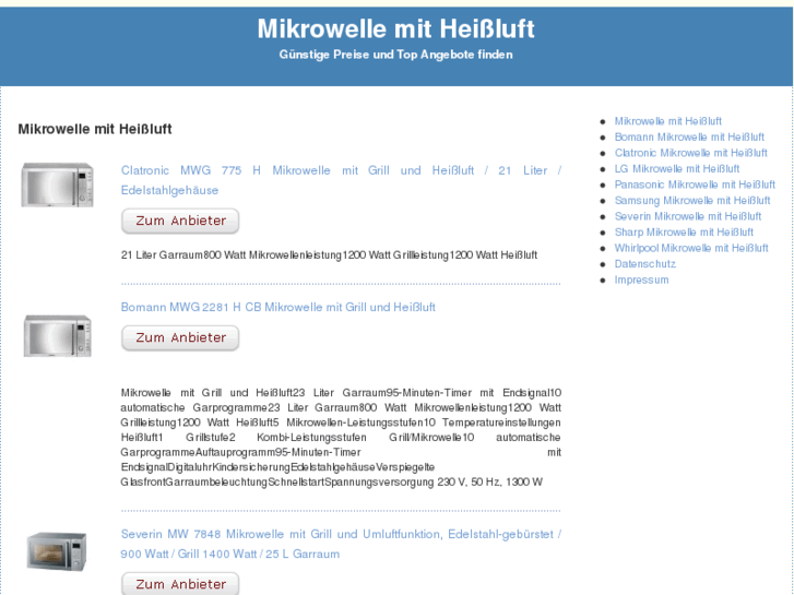 www.mikrowellemitheissluft.de