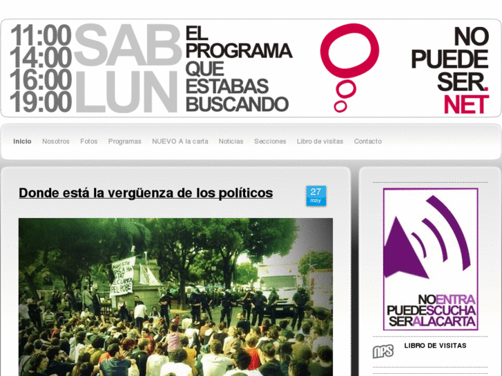 www.nopuedeser.net
