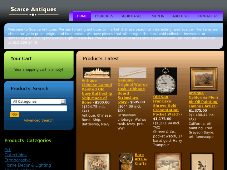 www.scarceantiques.com