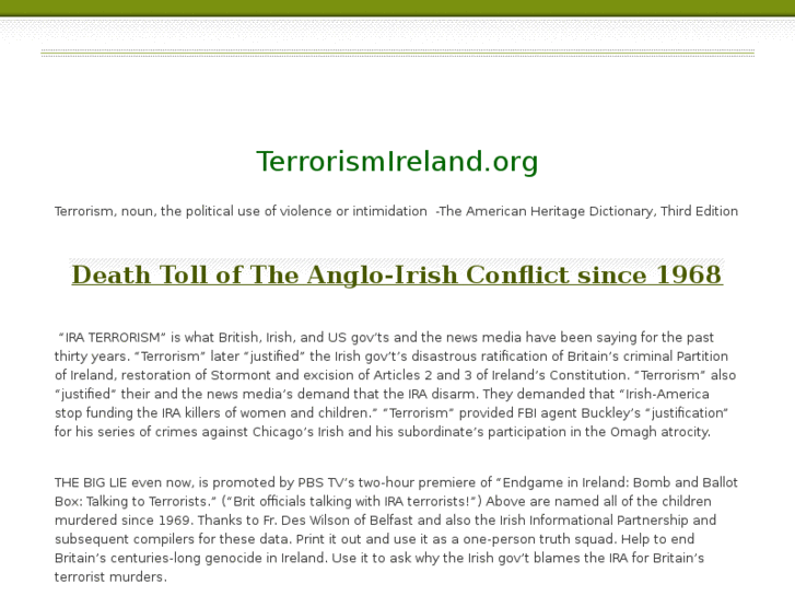 www.terrorismireland.org