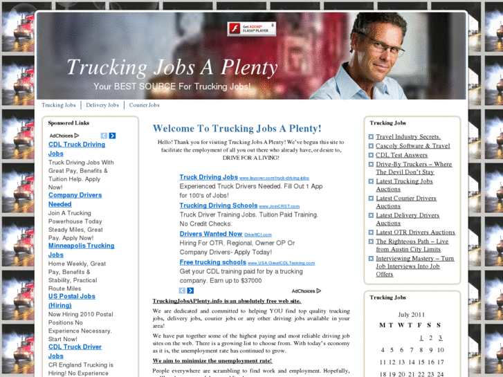 www.truckingjobsaplenty.info