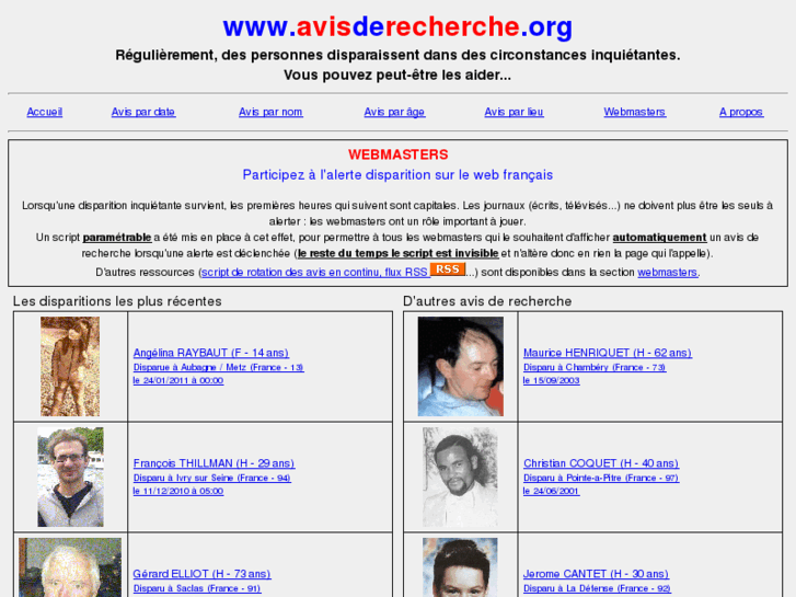 www.avisderecherche.org