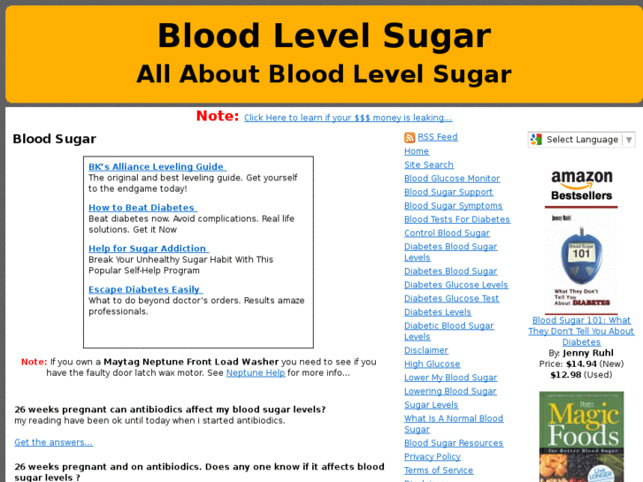 www.bloodlevelsugar.com