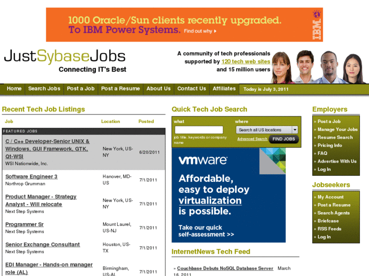 www.justsybasejobs.com