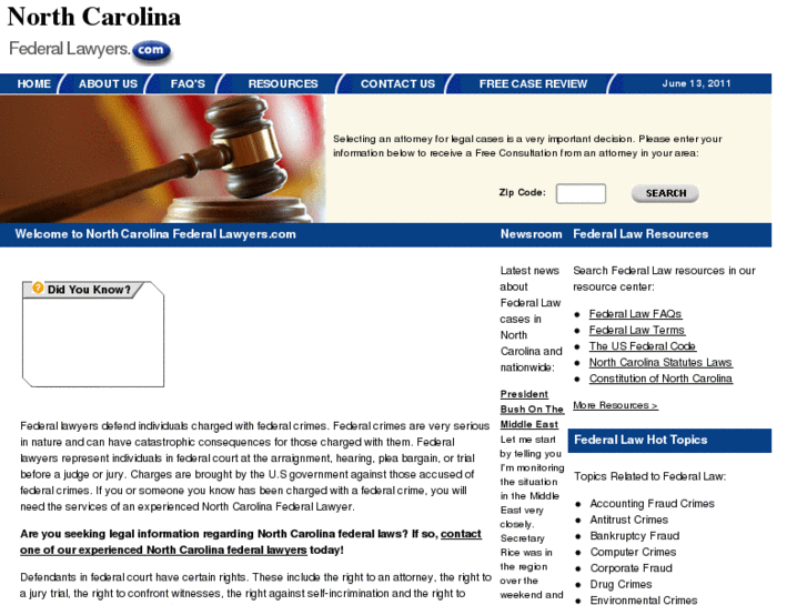 www.northcarolinafederallawyers.com