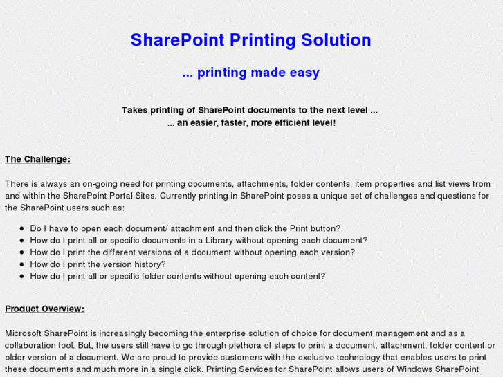 www.sharepointprinting.info
