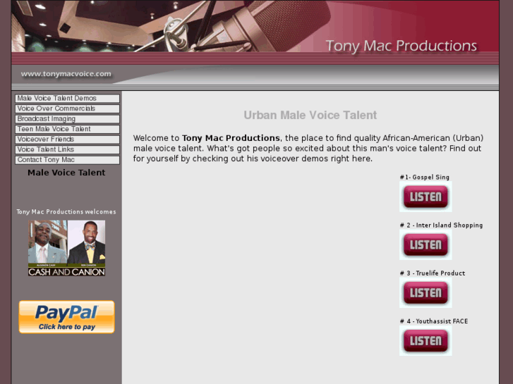 www.tonymacvoice.com