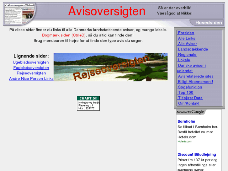 www.avisoversigten.dk