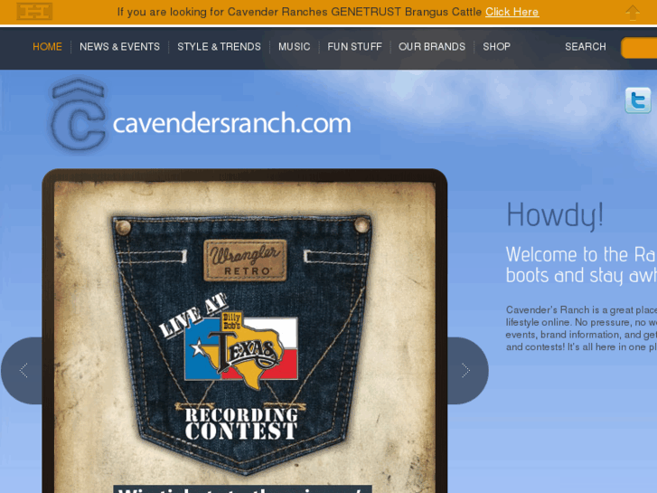 www.cavendersranch.com