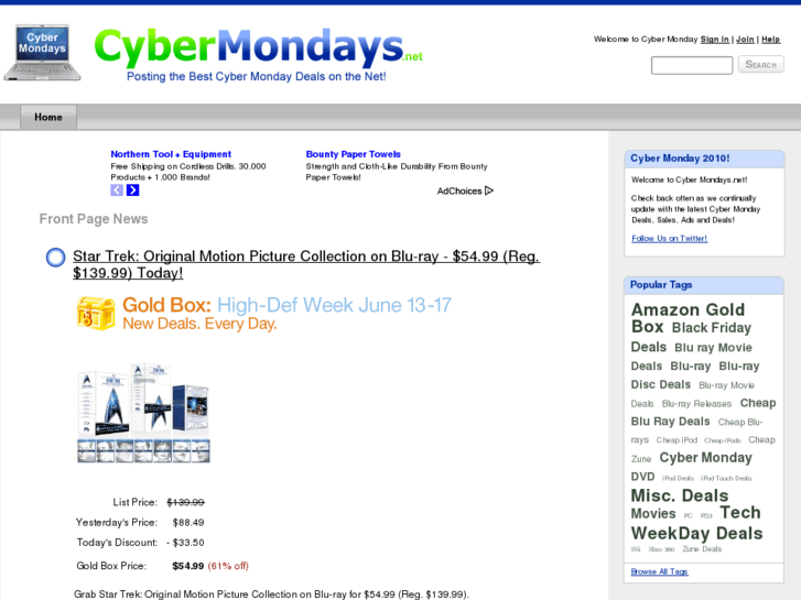 www.cybermondays.net