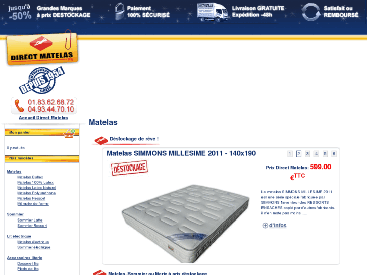 www.direct-matelas.fr