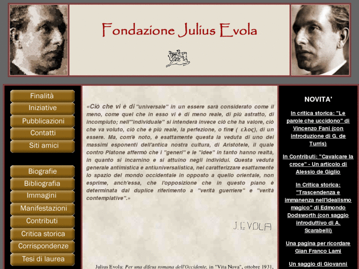 www.fondazionejuliusevola.com