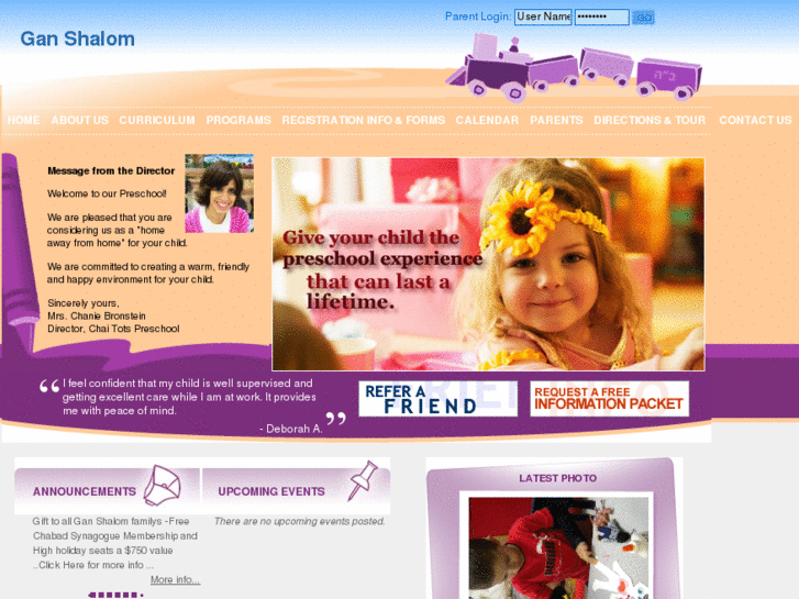 www.ganshalompreschool.com